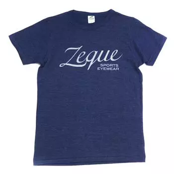 Распродажа Футболка Zeque Zeque Хлопковая с коротким рукавом Размер M Темно-синяя (0204)