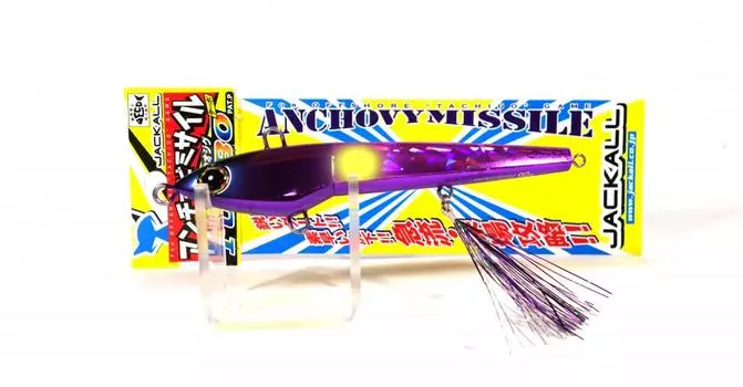 Распродажа Jackall Anchovy Missile Turbo Jig Lure 110 грамм Фиолетовый (9313)