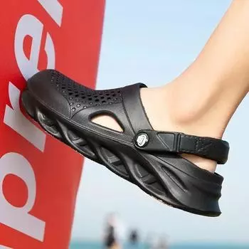 Распродажа летней обуви для мужчин, сандалии для мужчин, тренд 2024 года, мужская обувь для отдыха, летние мужские тапочки, социальная обувь, мужские тапочки 38