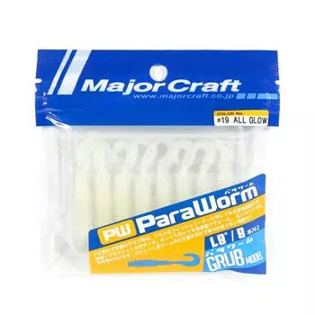 Распродажа Major Craft Мягкая пластиковая приманка Paraworm 1,8 дюйма PW-GRUB 019 (0933)