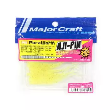 Распродажа Major Craft Мягкая пластиковая приманка Paraworm 3.0 дюйма PW-AJI PIN 060 (3125)