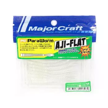 Распродажа Major Craft Мягкая пластиковая приманка Paraworm 2,8 дюйма PW-AJI FLAT 058 (3262)