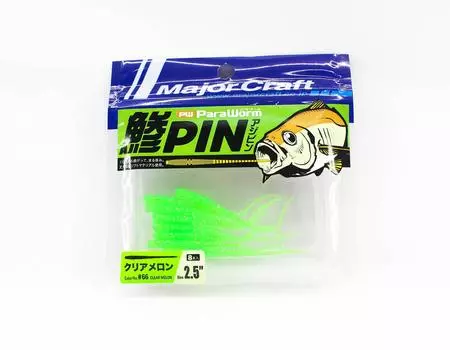 Распродажа Major Craft Мягкая пластиковая приманка Paraworm 2,5 дюйма PW-AJI PIN 066 (2852)