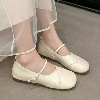 Распродажа модной женской обуви 2024 года, новые женские туфли на плоской подошве с квадратным носком, весенние, повседневные, удобные, офисные женские туфли 35 серебряный