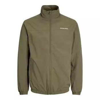 Распродажа мужская куртка цвета хаки на молнии JACK & JONES L хаки