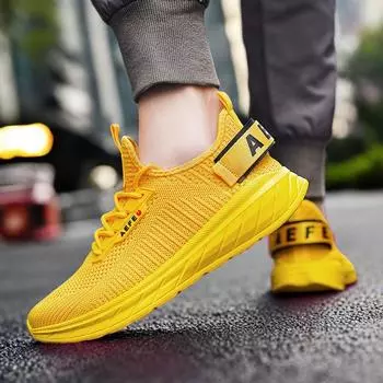 Распродажа мужской обуви класса люкс Harajuku, мужские кроссовки Letni Canvas Bubble, повседневные новые мужские классические туфли, бежевые теннисные лоферы с низким верхом 40 жёлтый