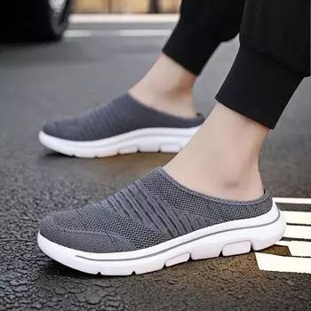 Распродажа мужской обуви Slipstop Sole Мужские кроссовки Sapato Man Походные сандалии Британский стиль Мужские тапочки Необычные теннисные Air Hairy Новые 35