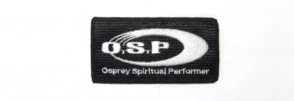Распродажа OSP Iron On Decal Черный/Белый (0087)