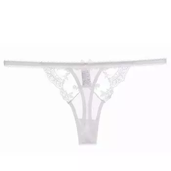 Распродажа Сексуальное искушение Секс Т-стринги Ультратонкие Вышитое кружево Дышащие Большой размер Трусики с низкой посадкой Женские XL