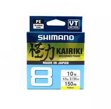 Распродажа Shimano PL-M58RE Kairiki PE леска 150 м 10 фунтов желтый (8572)