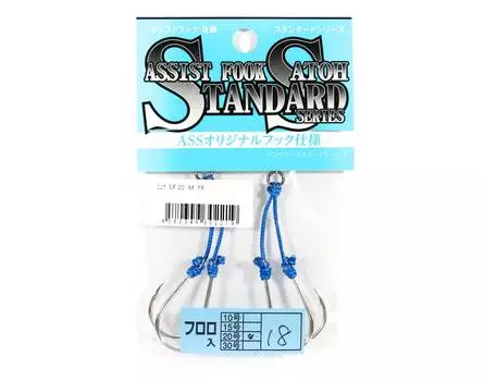 Распродажа Служба поддержки рыболовов Assist Hook 221 SF 20M 18 (2219)