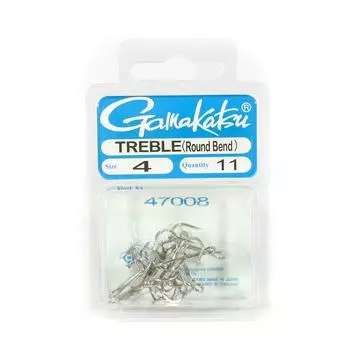 Распродажа Тройной крючок Gamakatsu с круглым изгибом, размер 4,11 В упаковке (8117)