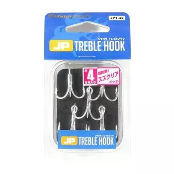 Распродажа Тройные крючки Major Craft JPT-4X, серебристый, размер 4, 5 шт. в упаковке (3049)