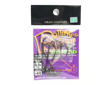 Распродажа Varivas Nogales Rolling Flash Jig Head 0.9g Размер 4/0 (5446)