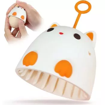 Распродажа Яйцечистка Пищевой Силиконовый Яйцечиститель Щетка Милая Скруббер Щетка Для Чистки Яиц Курица Утка