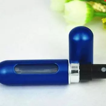 Распылитель для бутылок, легко портативный алюминиевый распылитель для духов, многоразовая дорожная бутылка для путешествий чёрный