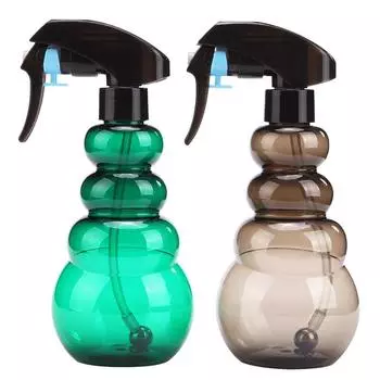 Распылитель для парикмахерской, распылитель для укладки, прозрачный цвет, лейка, прессованная вручную, 200 мл серый