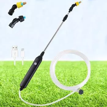 Распылитель для полива растений Распылительная трубка Аккумуляторный садовый опрыскиватель Электрический пистолет-распылитель для растений Садовый разбрызгиватель высокого давления
