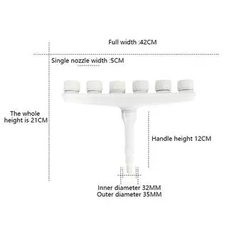 Распылитель для сельского хозяйства, садовый шланг, спринклеры, регулируемый для орошения на ферме