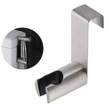 Распылитель для ванны, крючок для вешалки из нержавеющей стали, держатель для душа, держатель для распылителя для унитаза, кронштейн, крючки для халатов в ванной серебряный