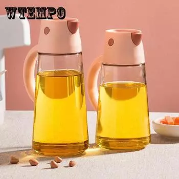 Распылитель из нержавеющей стали, кухонный бытовой спирт, распылитель оливкового масла, пищевое масло, снижение жира, контроль масла, распыленная кастрюля для барбекю 500ml