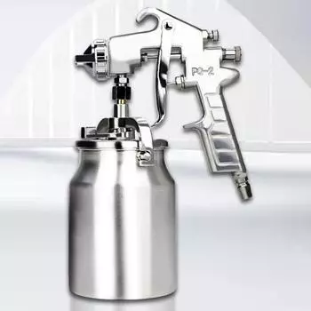 Распылитель краски, равномерное распыление, регулировочная ручка полного покрытия, пористое распыление, пневматический распылитель калибра 1,5/2,5, инструмент для мастерской A