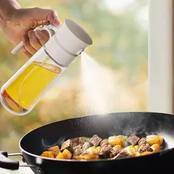 Распылитель масла для приготовления пищи 280 мл Диспенсер для масла стерео широкополосный распылитель для масла бутылка с воронкой литник для салата барбекю 1pc