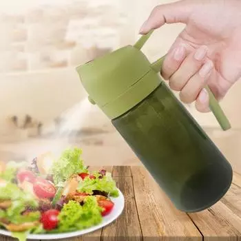 Распылитель масла для приготовления пищи 470 мл стеклянный дозатор оливкового масла и распылитель эффективное масло чёрный