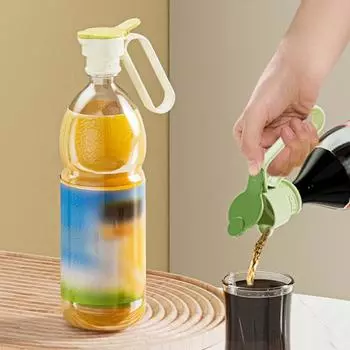 Распылитель масла, пробка для бутылки, дозатор ликера, замок для вина, герметичная насадка для удобного налива фильтрованного фруктового чая, посуда для домашней кухни, на открытом воздухе 1pc зелёный