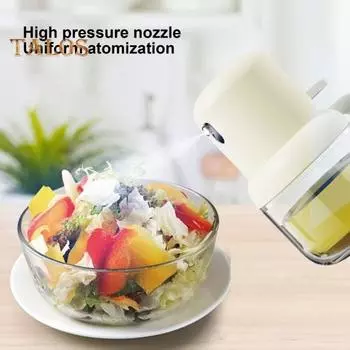 Распылитель масла, универсальный органайзер, легкий и удобный флакон с распылителем оливкового масла, домашний аксессуар жёлтый