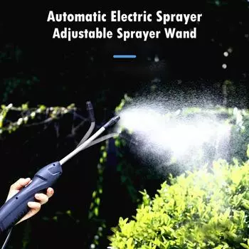 Распылитель на батарейках, перезаряжаемый электрический распылитель с 2 режимами, гибкая шейка, 6,6-футовый водяной шланг для полива и мытья растений