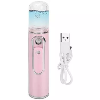 Распылитель Nano Face Mist, USB, увлажняющий, увлажняющий увлажнитель для лица, розовый