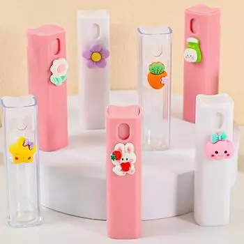 Распылительная бутылка с регулируемым объемом, съемная легкая мини-кремовая парфюмерия для офиса D