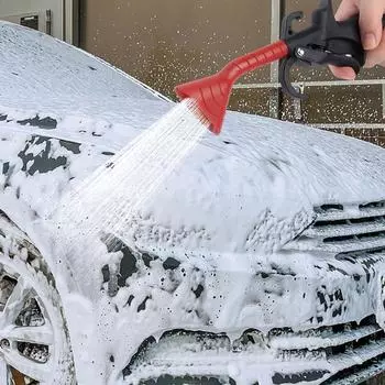 Распылительная насадка для мойки автомобиля Распылитель пены для мойки автомобиля Устойчивая к царапинам чистящая насадка для мойки автомобиля с клапаном регулировки объема воды и