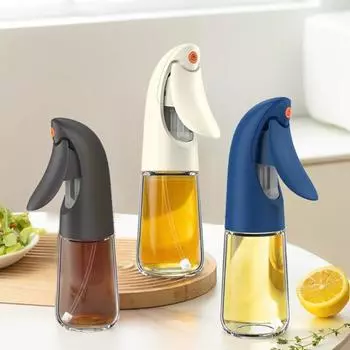 Распылитель оливкового масла Mister, 150 мл, бутылка для масла, широкий вентилятор, распылитель, диспенсер для масла без капель, контроль масла, кухонные гаджеты для салата белый
