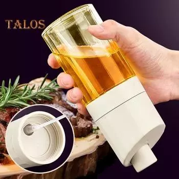 Распылитель оливкового масла Mister 230 мл Стеклянная бутылка Кухонные гаджеты для фритюрницы Широкоугольный спрей Пищевой материал Портативный распылитель с возможностью легкой заправки белый