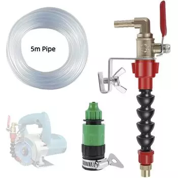 Распылитель воды для удаления пыли для режущего станка, система распыления воды для режущего станка, универсальная насадка для распылителя воды для удаления пыли 5m pipe set