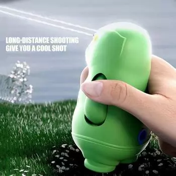Распылитель воды Зеленая голова Рыба Игрушки для ванны Пресс-типа Плавающие водные игрушки Пресс-вода Распылитель игрушки Лето зелёный
