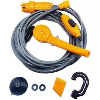Распылитель высокого давления ABS для легкой мойки автомобиля в любом месте, портативный душ, автомобильный насос для мойки оранжевый