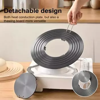 Рассеиватель тепла для газовой плиты с подвесной ручкой, съемная пластина теплопередачи для медленного приготовления рагу