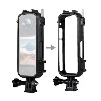 Расширение адаптера безеля для экшн-камеры 360 X4, быстроразъемный адаптер, кронштейн для рамки, защитный аксессуар