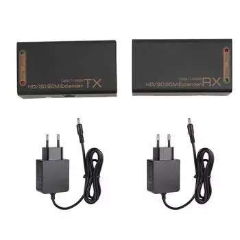 Расширение интерфейса мультимедиа HD с одним портом Cat 675688 DC 5 В Full HD 1080p 60 Гц 3D HD Видео EU Plug