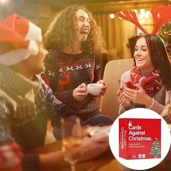 Расширение набора карт «Анти-Рождество» Настольная карточная игра Семейная карточная игра «Друзья, праздничные встречи»