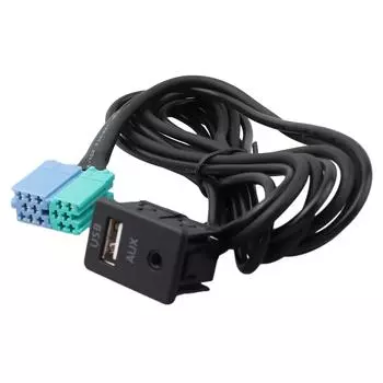 Расширение радио AUX USB порт адаптер кабели проводка сборка автомобильные аксессуары подходит для Hyundai Elantra автомобильные электронные аксессуары CHINA