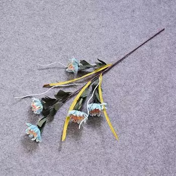 Расширенная имитация рододендрона имитация цветка рододендрона мебель для дома китайское украшение гостиная украшение обеденный стол цветок pe букет небесно-голубой