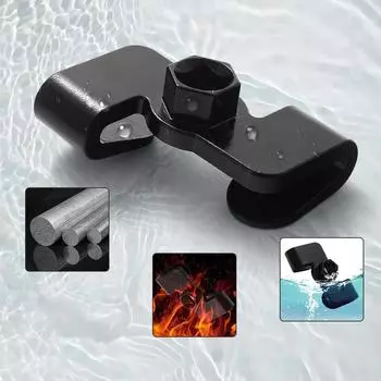 Расширитель гаечного ключа для шестигранных отверток 1/2 дюйма или 21 мм, универсальный адаптер-удлинитель гаечного ключа, удлинитель инструмента, адаптер-удлинитель чёрный