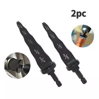 Расширитель медной трубы, английская метрическая система, для ручной дрели с шестигранной ручкой A