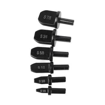 Расширитель труб, шестиугольный, 6 шт., инструмент для захвата металлической медной трубы с ручкой чёрный