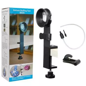 Расширитель воздушных шаров Свадебные украшения Инструменты для наполнения вечеринок Набор аксессуаров для надувания воздушных шаров Праздничные принадлежности для вечеринок Black