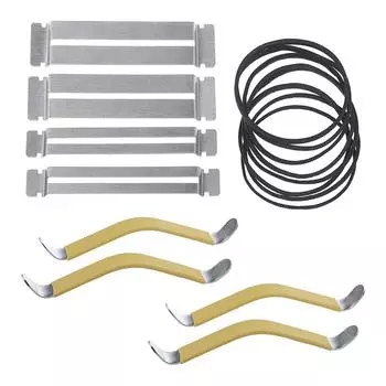 Расширители струн для гитары с резиновым покрытием, защита грифа с резиновой лентой, инструмент для грифа разноцветный